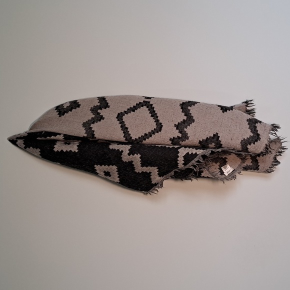 Wilfred Accessories - Wilfred Diamond Mosiac Blanket Scarf 100% wool